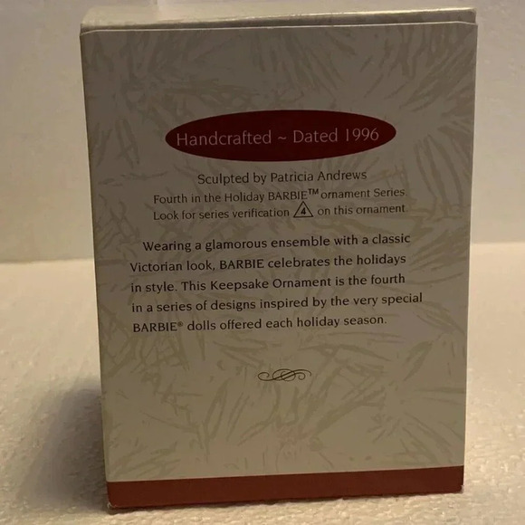 Hallmark Barbie Christmas Keepsake Ornament - 1996 Series 4 - Picture 2 of 6